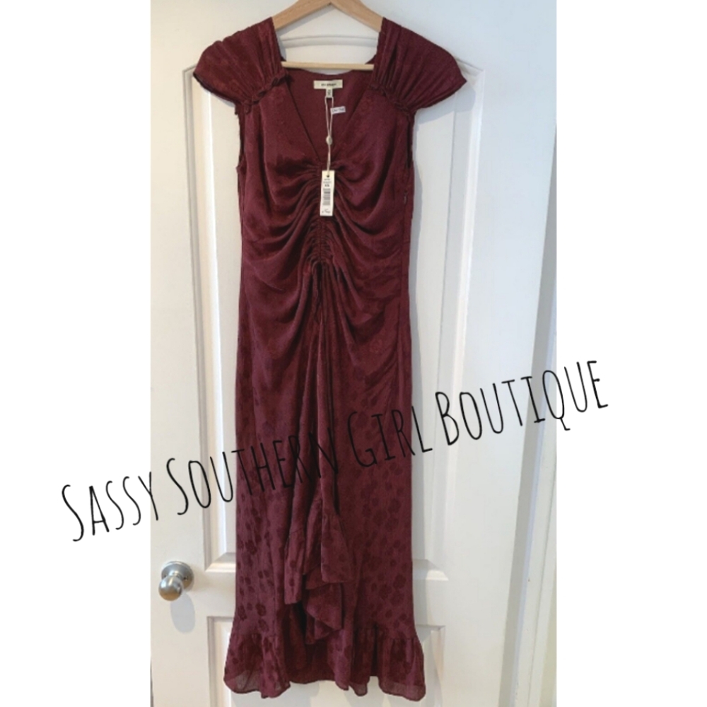 🆕⭐ Max Studio Raspberry Midi Dress - Picture 3 of 11